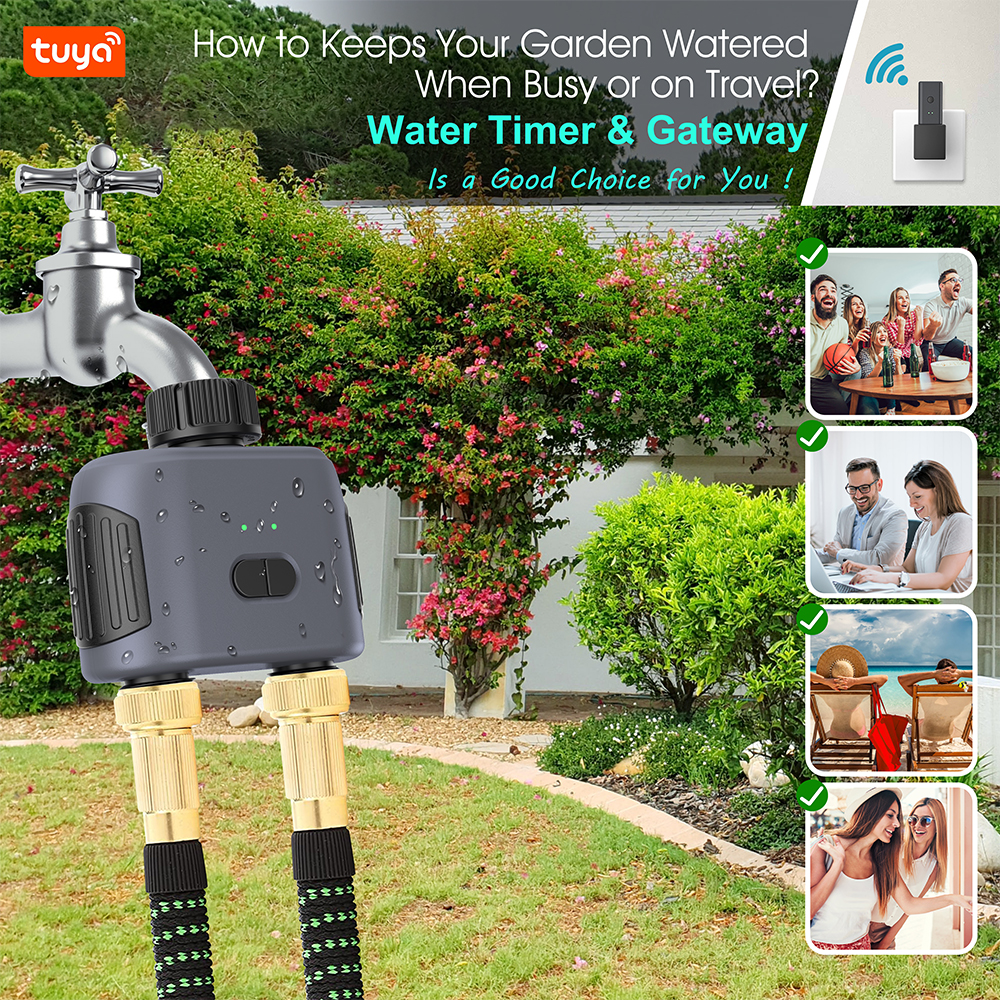 Smart Garden Keeper - Tuya Zigbee/Bluetooth Water Timer Controller Valve