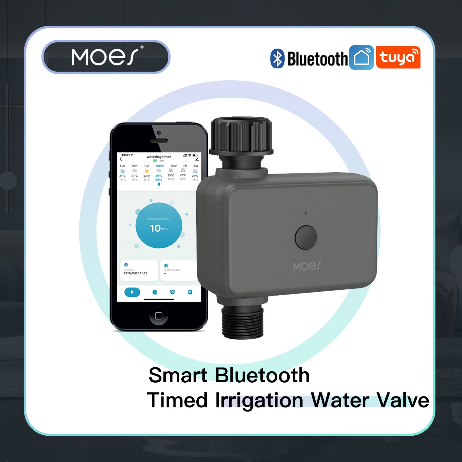Smart Garden Devices - Moes Smart Tuya Bluetooth Water Timer