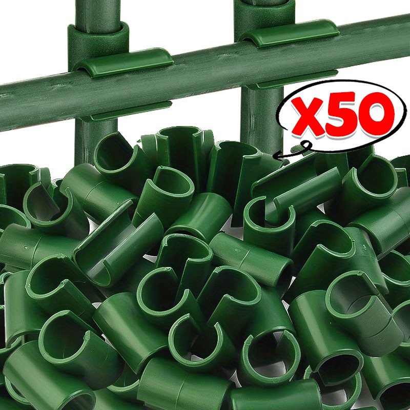 Smart Garden Furniture - 5-50Pcs Garden Cross Clip Plastic Fastener