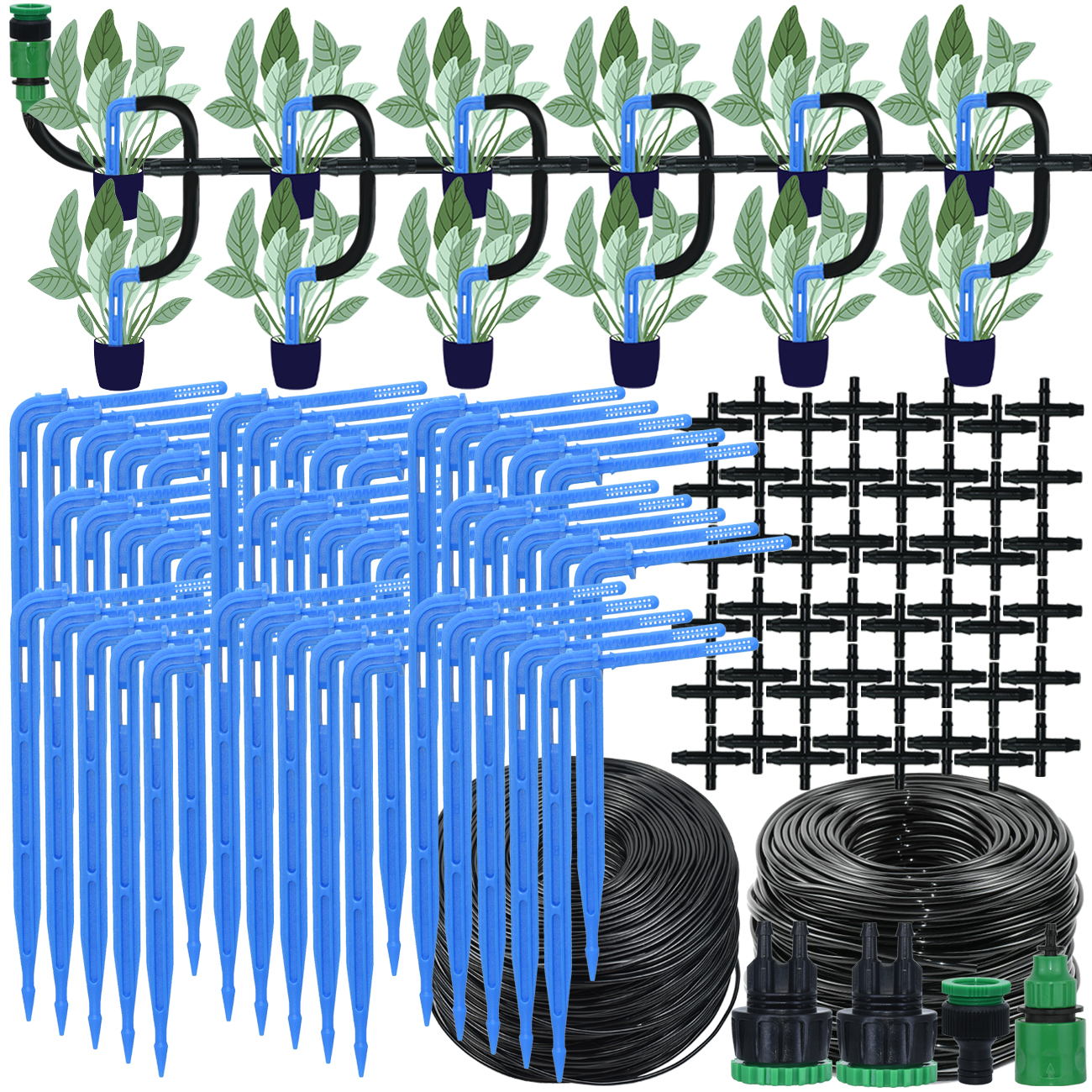 Smart Garden Hose - KESLA Automatic Drip Irrigation Kit 4/7