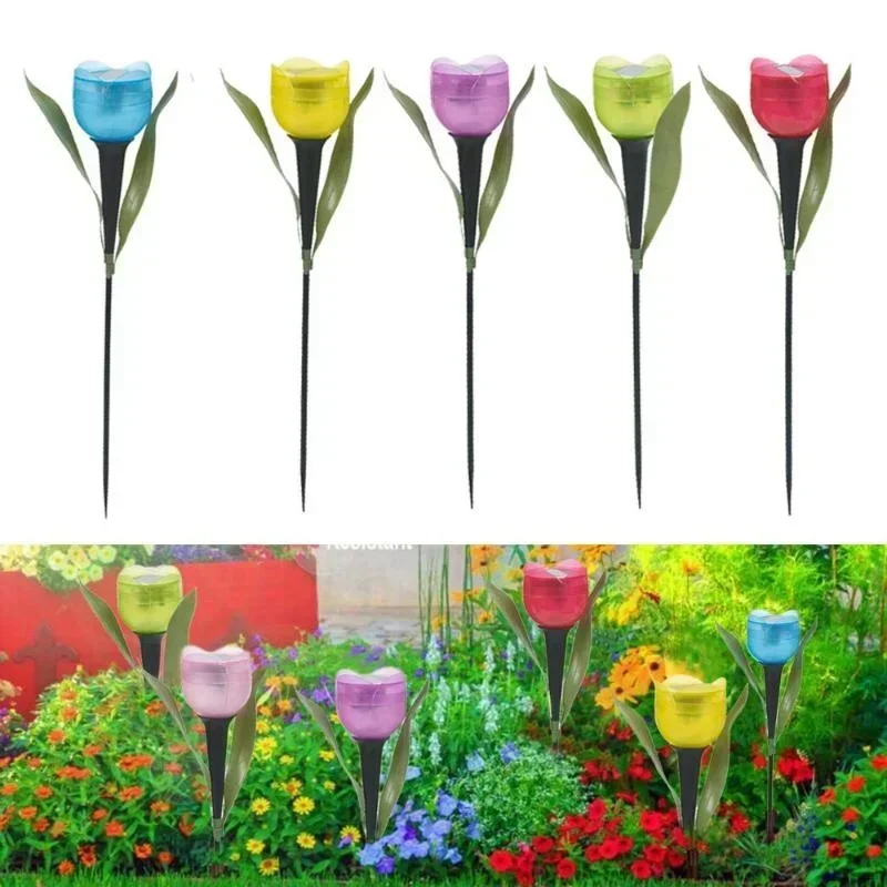 Smart Garden Light - 1Pcs Garden Tulip Flower Shape LED