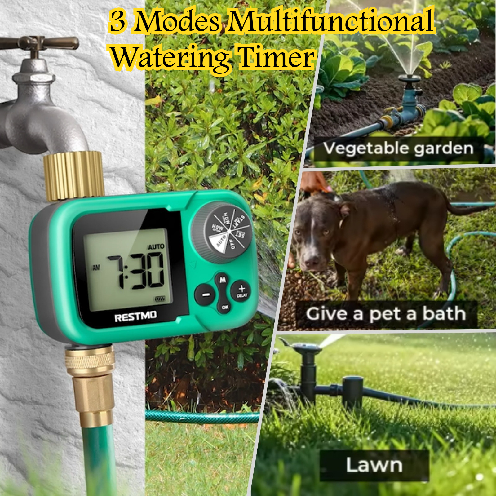 Smart Garden Keeper - Smart Water Timer Zero Low Pressure