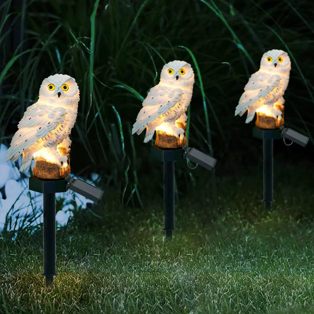 Solar light owl animal sculptu - Smart Garden Light recension och pris