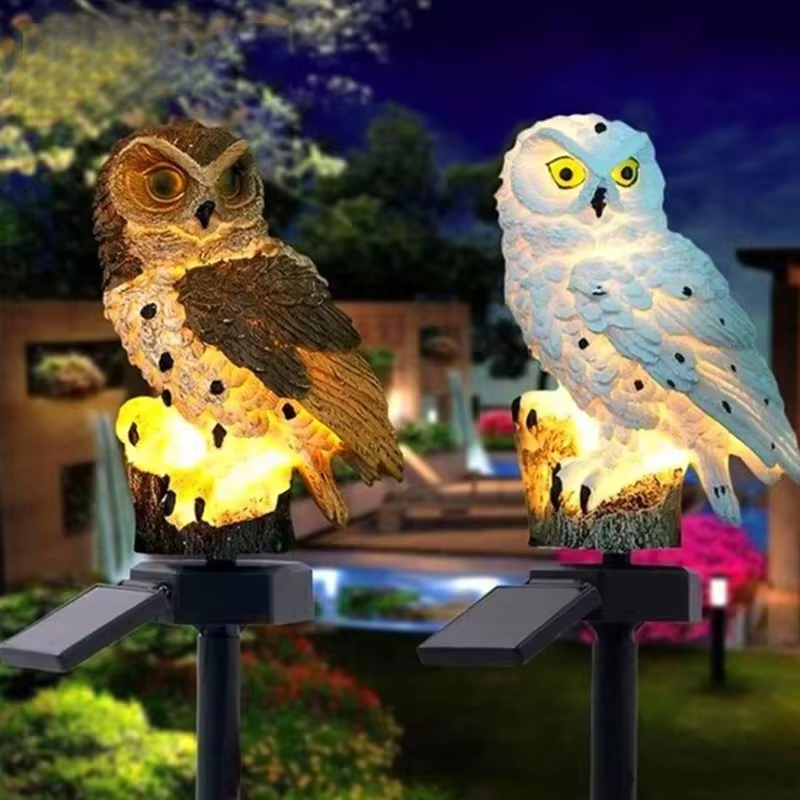 Solar light owl animal sculptu - Smart Garden Light recension och pris