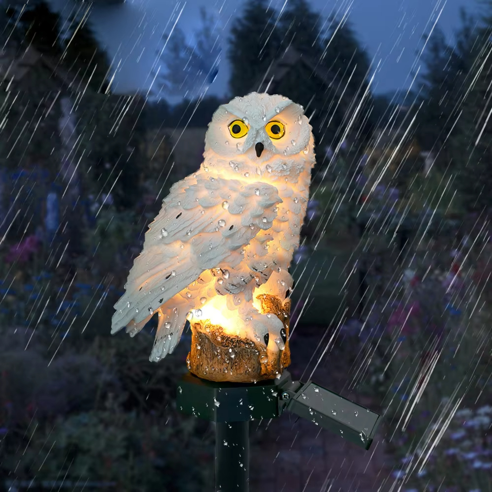 Solar light owl animal sculptu - Smart Garden Light recension och pris