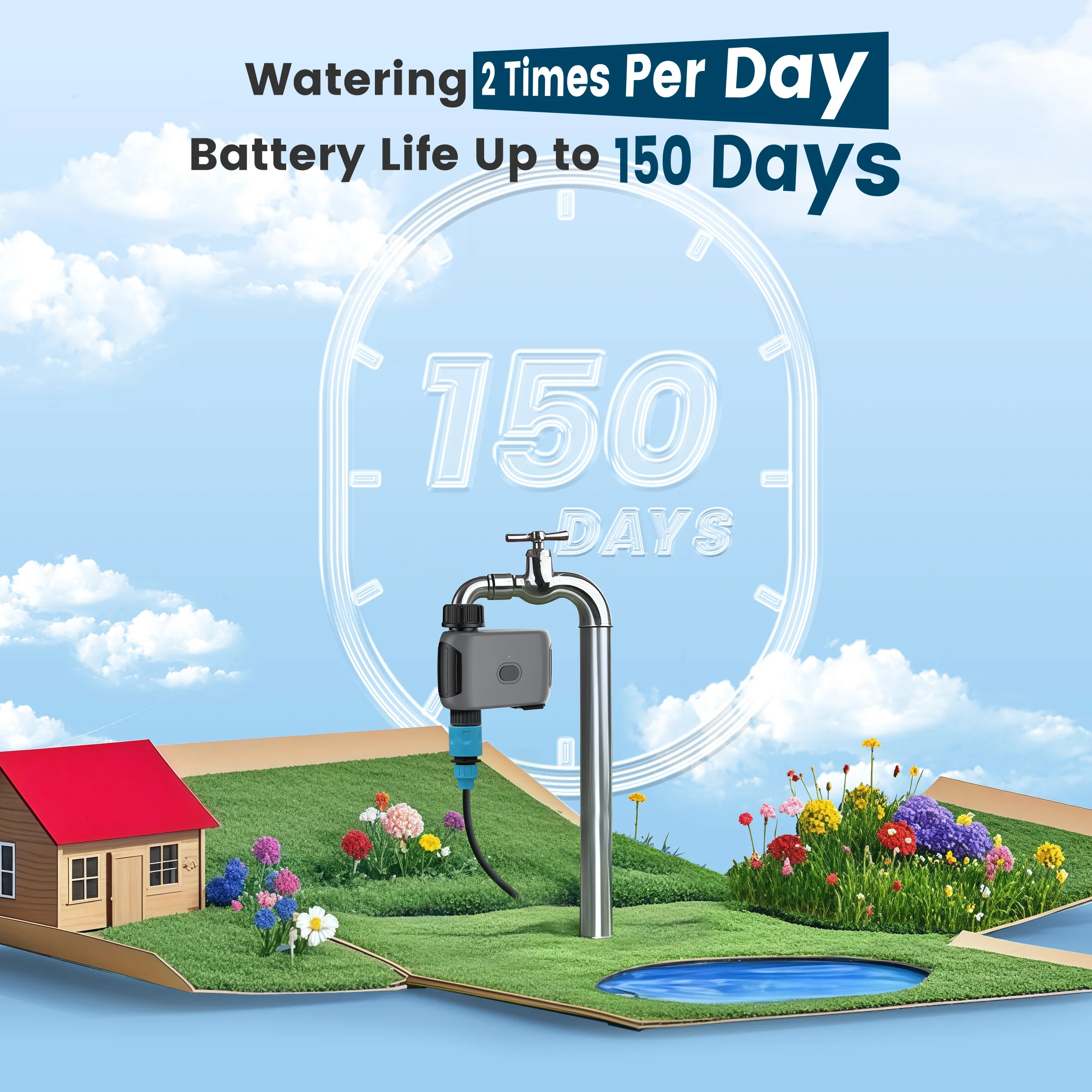 GIRIER Tuya Smart Water Timer  - Smart Garden Hose recension och pris