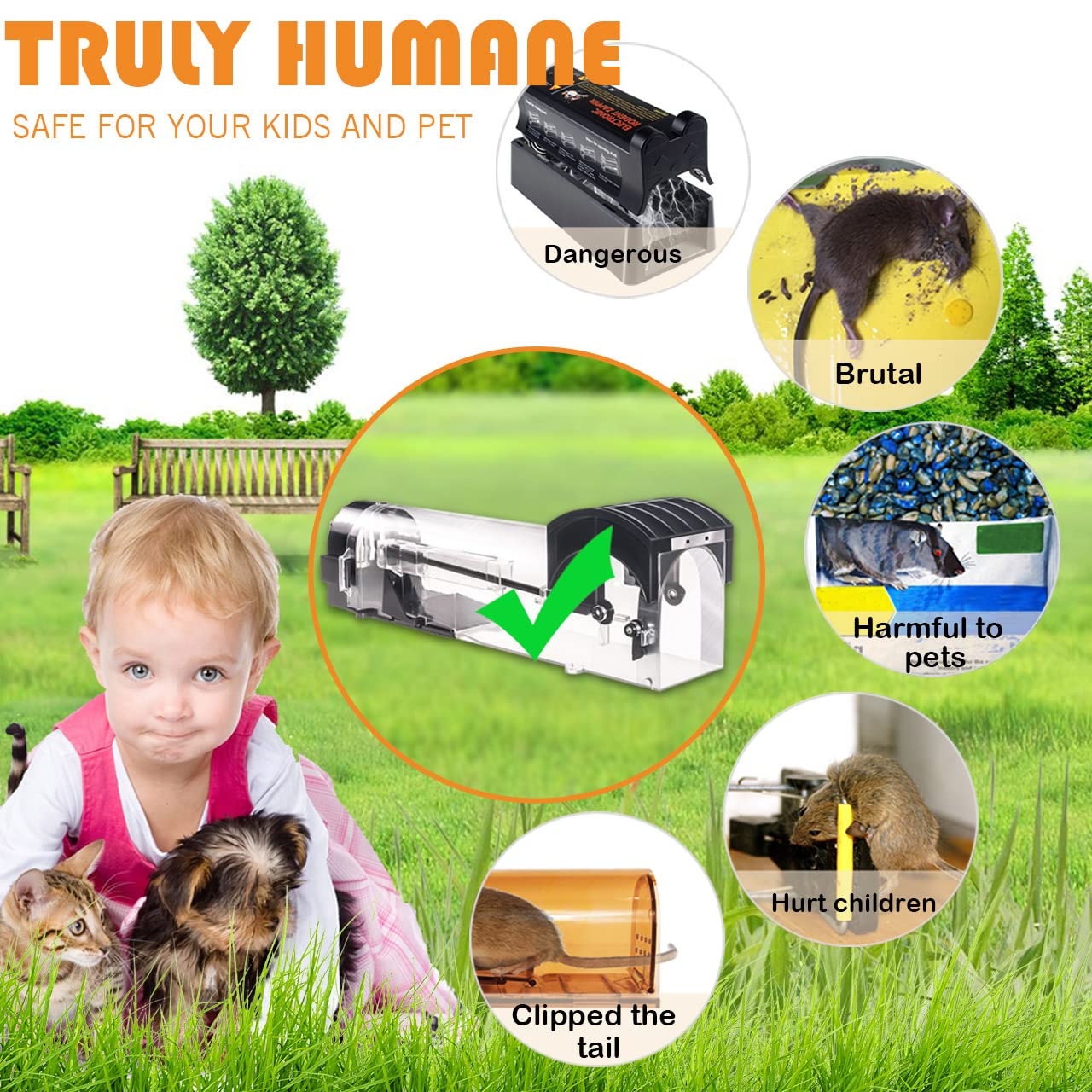 Safe Firm Humane Reusable Plas - Smart Garden Furniture recension och pris