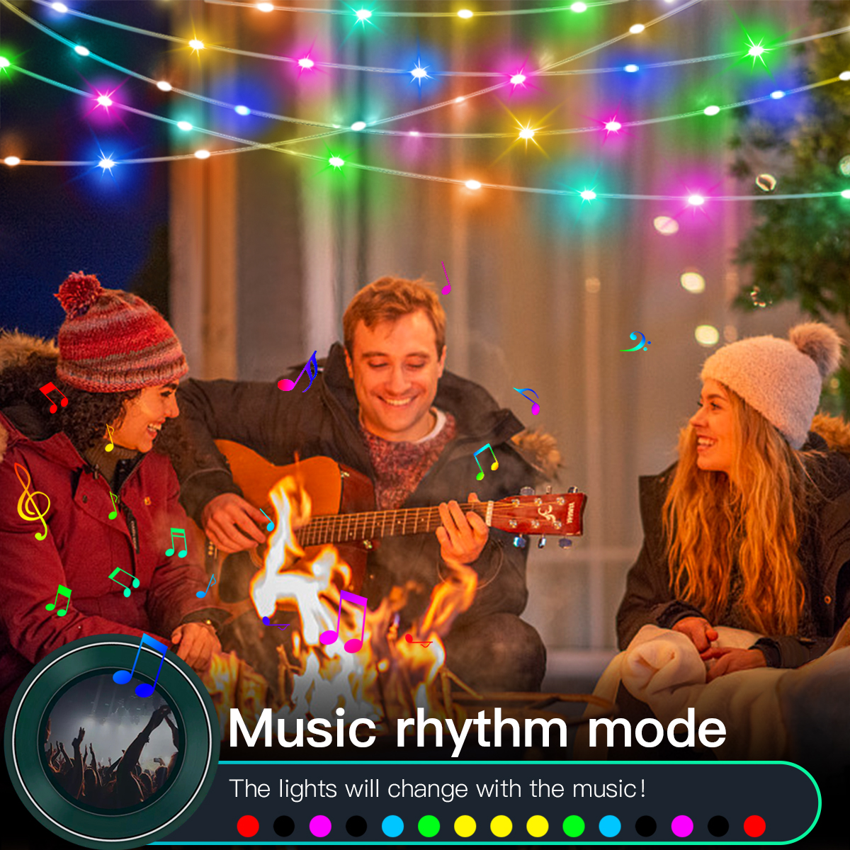 Wireless Bluetooth APP Control - Smart Garden Festoon Lights recension och pris