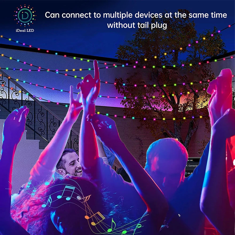 RGBIC Smart String Lights USB  - Smart Garden Festoon Lights recension och pris