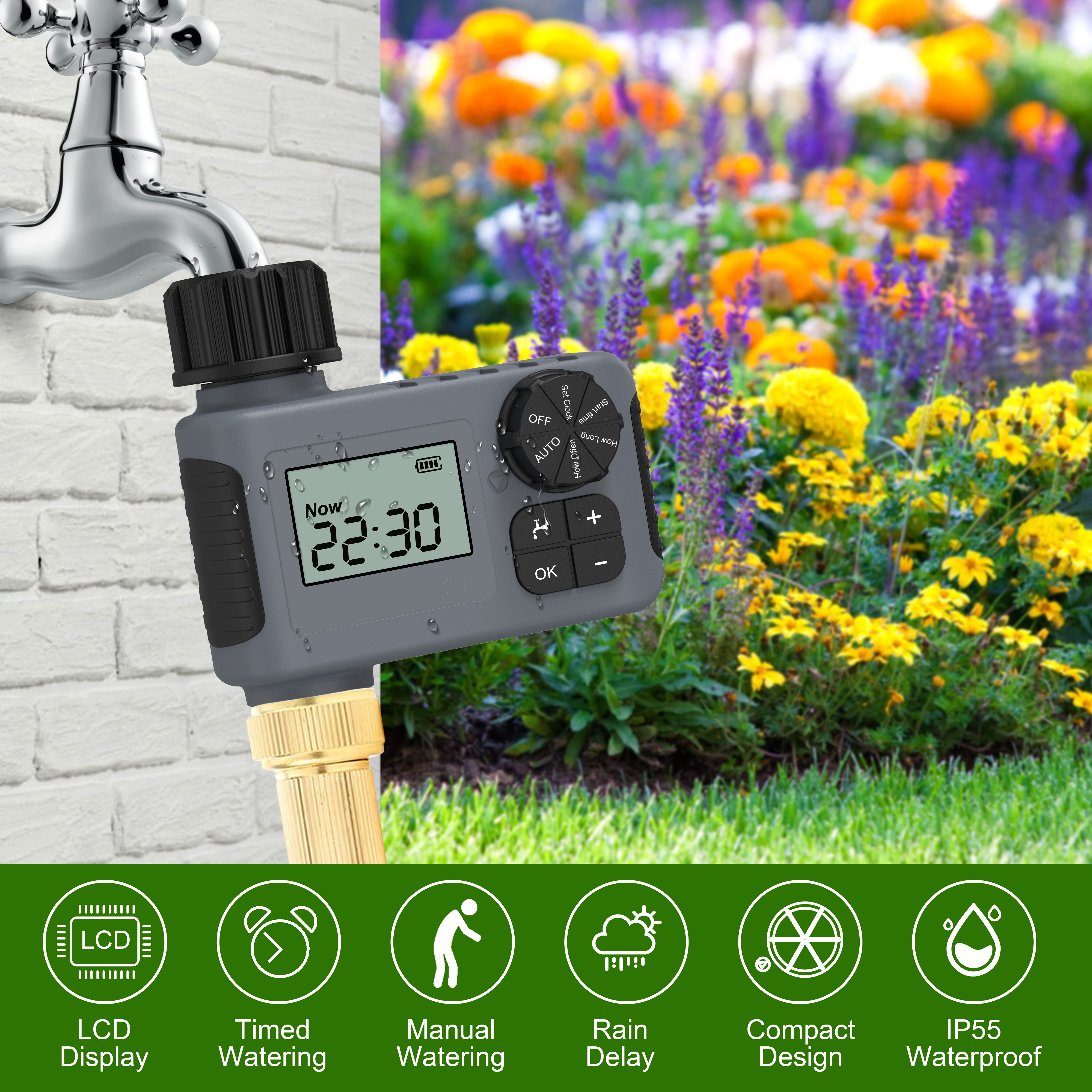1 outlet automatic watering ti - Smart Garden Hose recension och pris