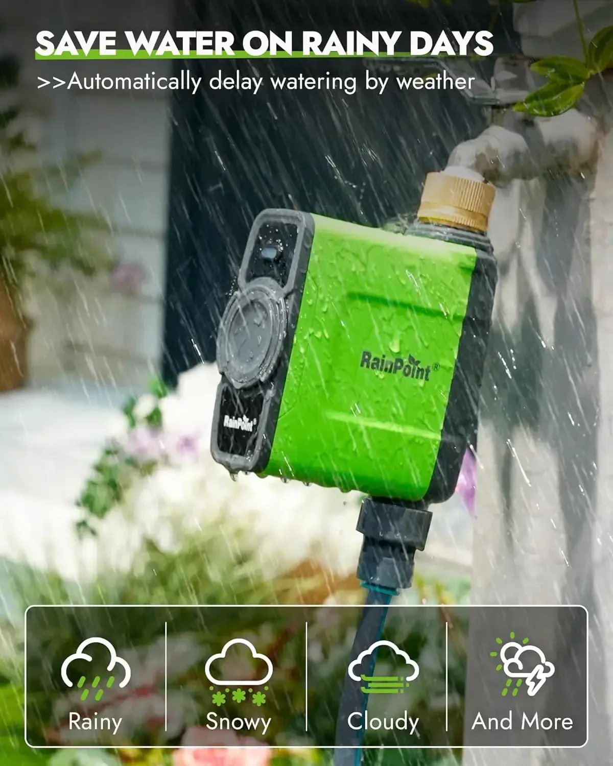 WiFi Water Timer for Garden Ho - Smart Garden Hose recension och pris