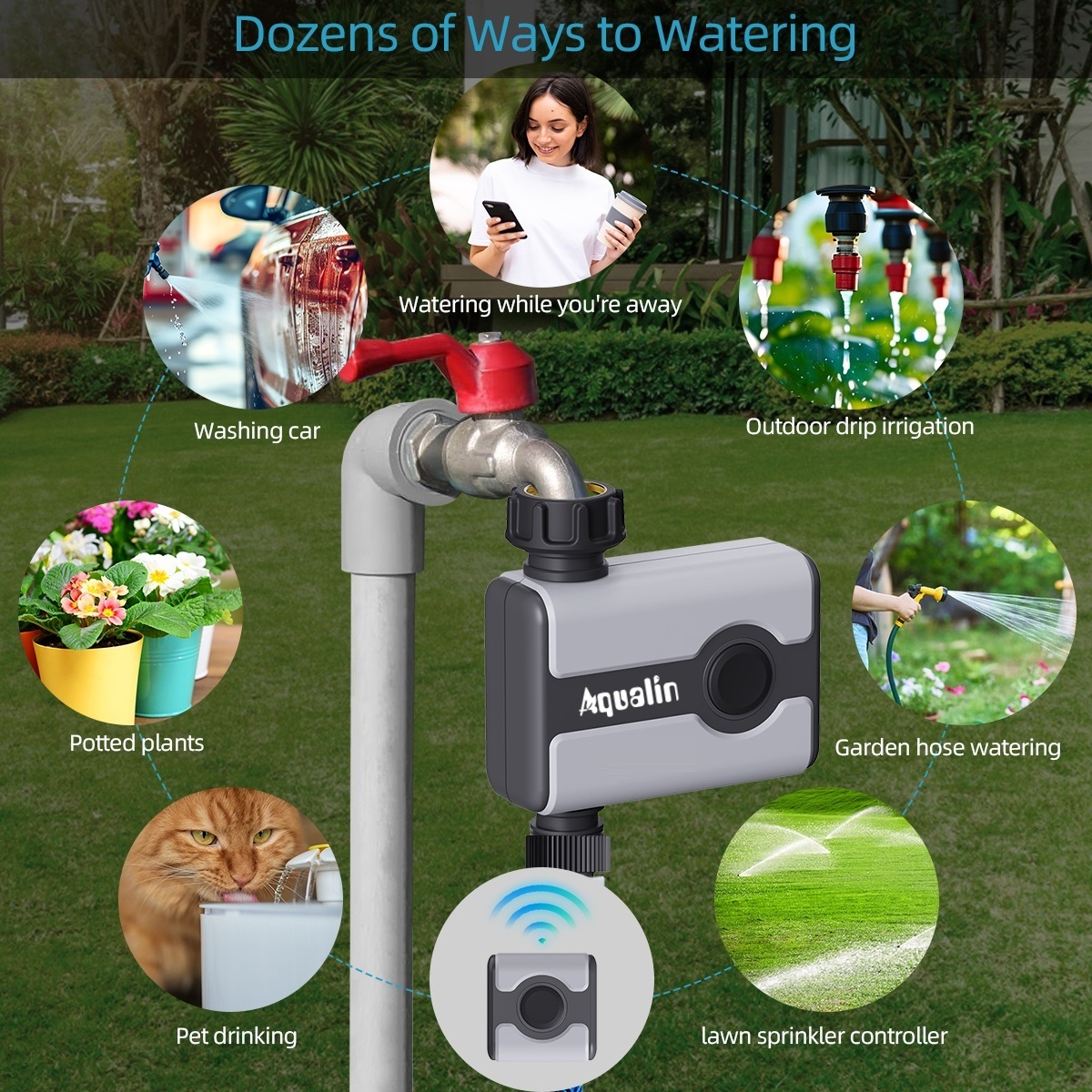 Aqualin WiFi Water Timer Tuya  - Smart Garden Keeper recension och pris