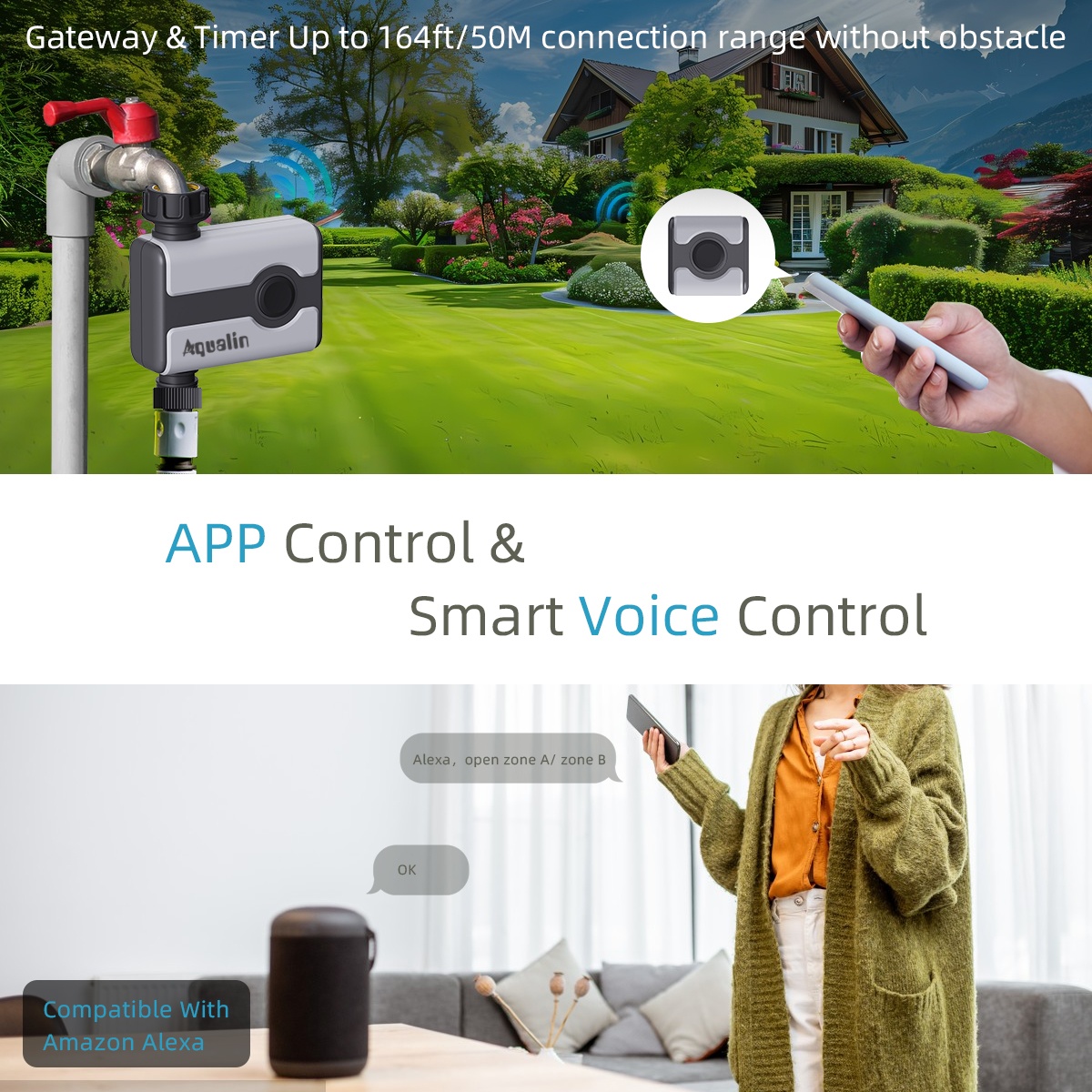 Aqualin WiFi Water Timer Tuya  - Smart Garden Keeper recension och pris