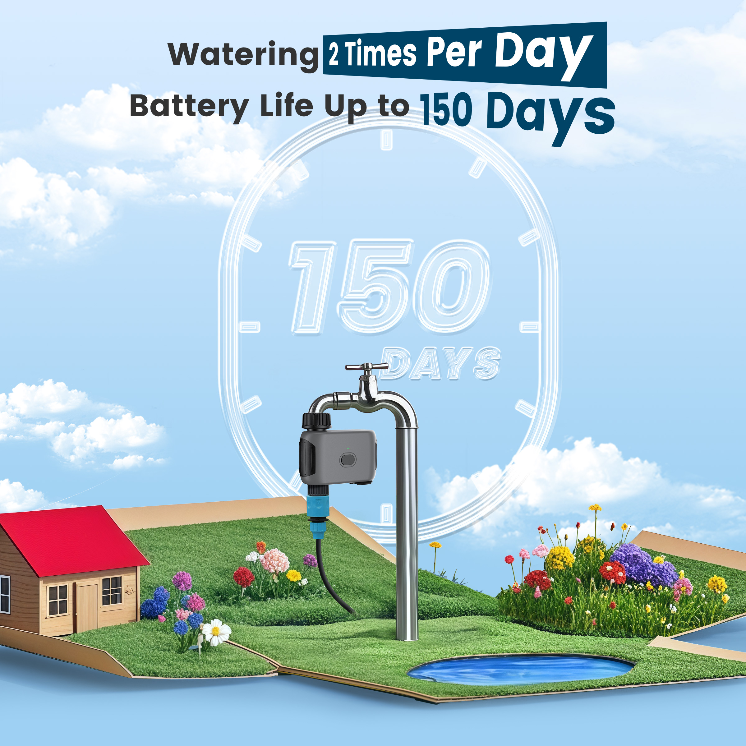 GIRIER Tuya Smart Water Timer  - Smart Garden Keeper recension och pris