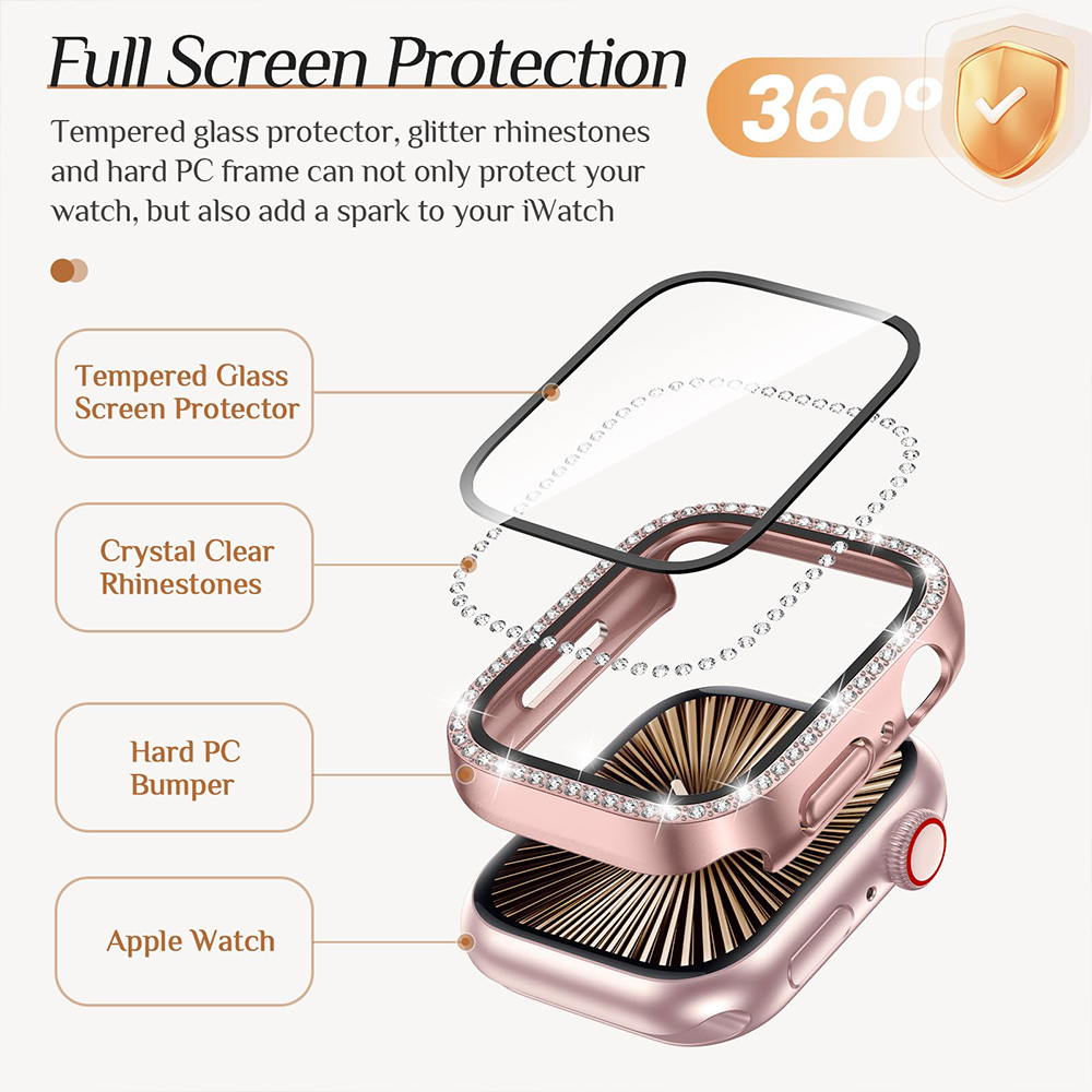 Diamond Case+Glass For Apple w - Smart Garden 9 recension och pris