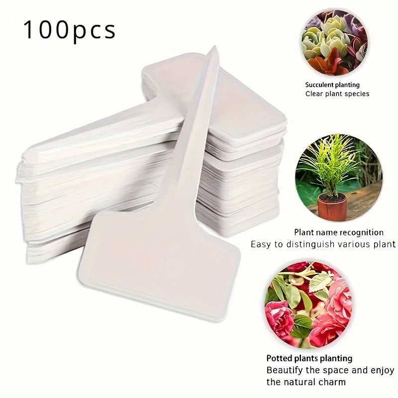 20/120pcs Durable T-Shaped Pla - Garden Journal Planner recension och pris