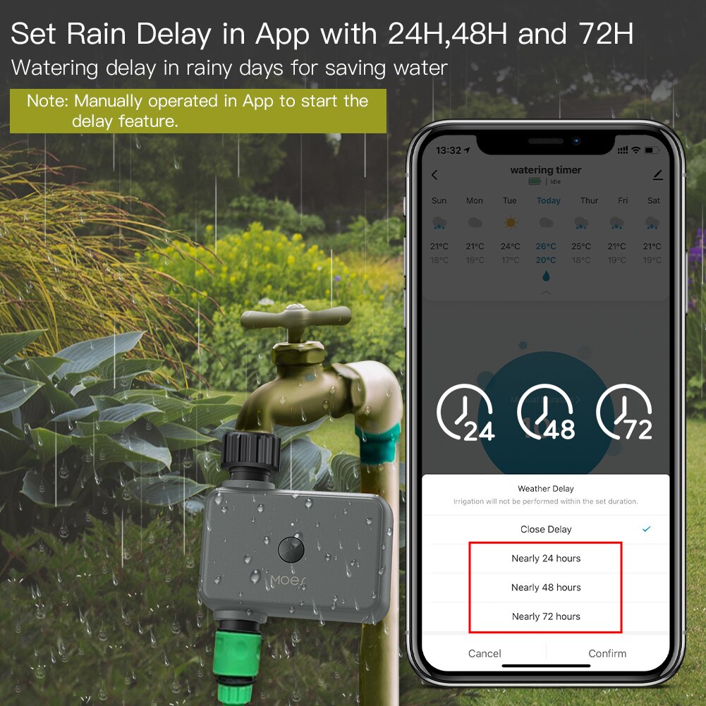 Moes Smart Tuya Bluetooth Wate - Smart Garden Devices recension och pris