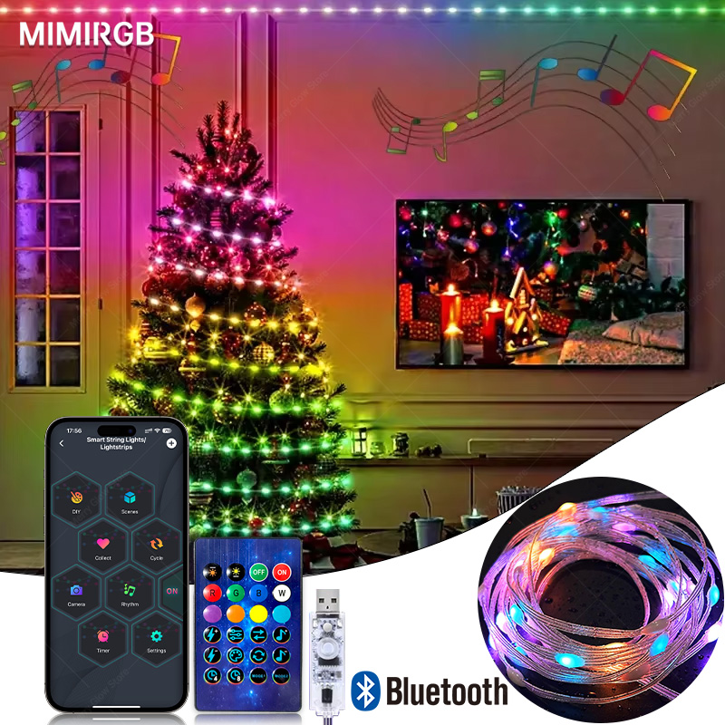 DIY RGBIC Smart String Lights  - Smart Garden Festoon Lights recension och pris