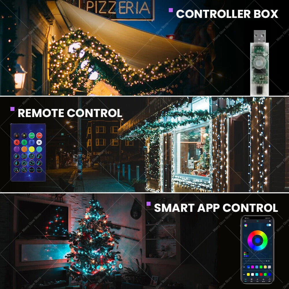 DIY RGBIC Smart String Lights  - Smart Garden Festoon Lights recension och pris