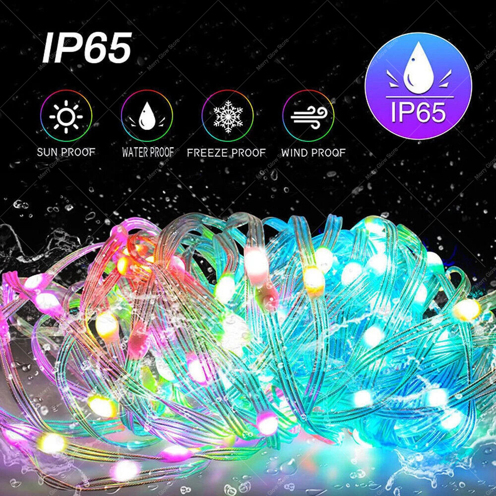 DIY RGBIC Smart String Lights  - Smart Garden Festoon Lights recension och pris