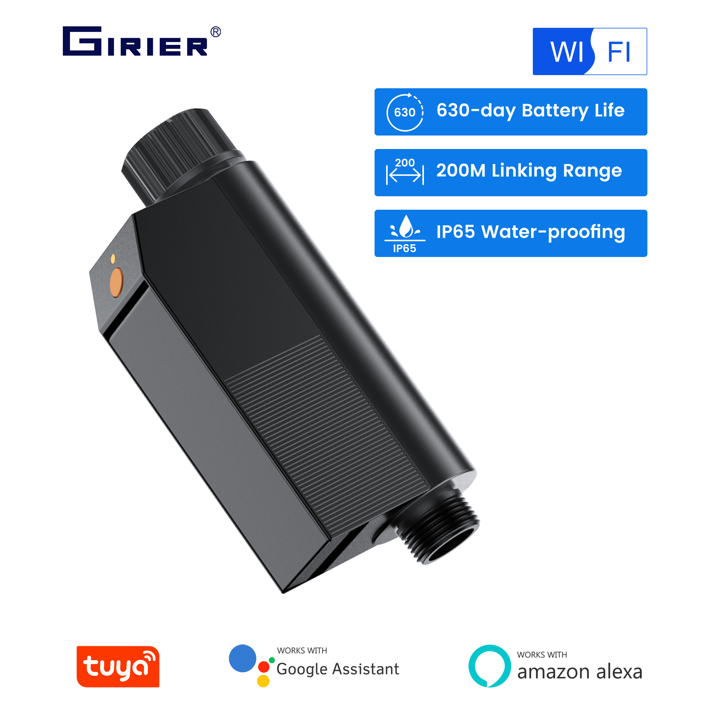 GIRIER Tuya Smart Water Timer  - Smart Garden Tap Timer recension och pris