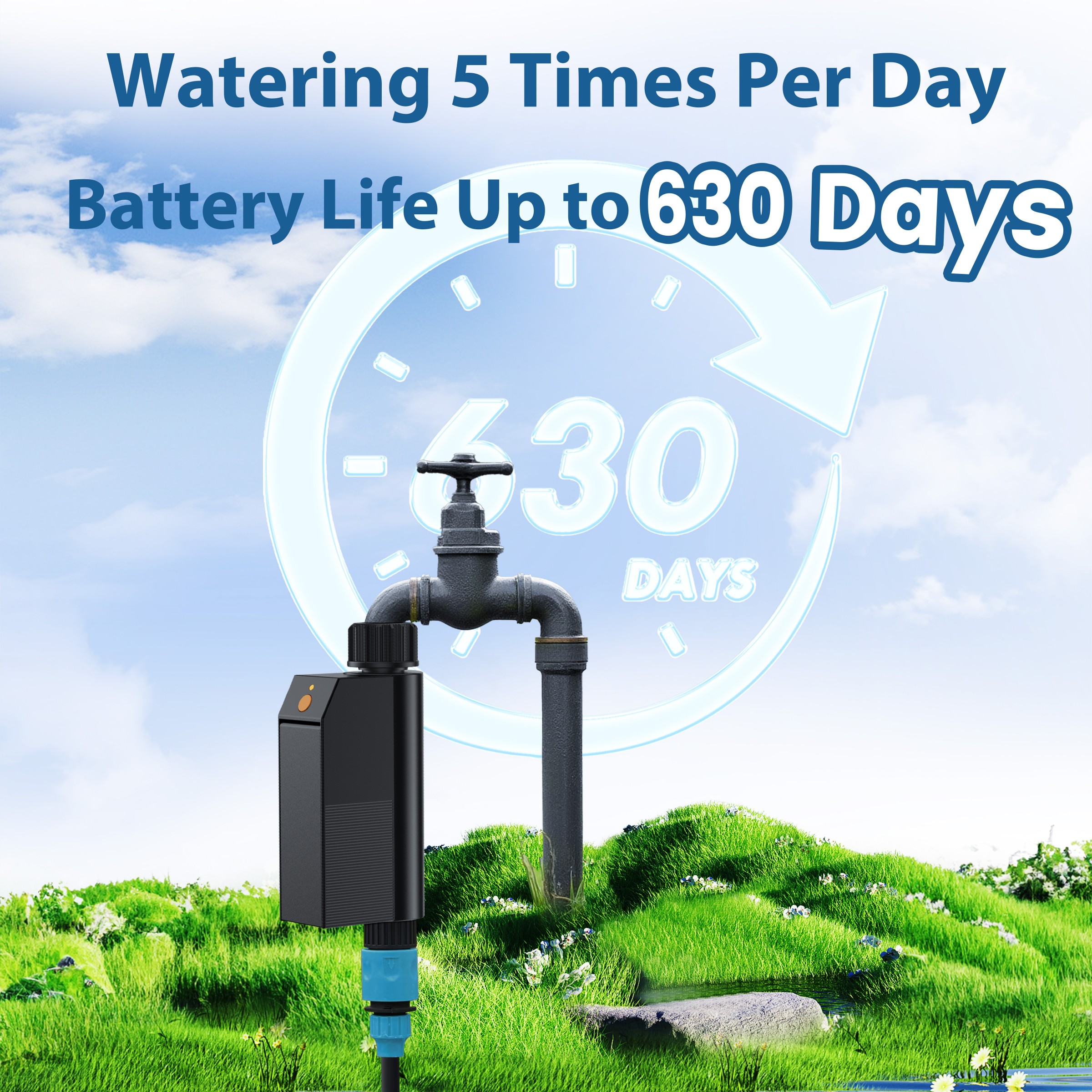 GIRIER Tuya Smart Water Timer  - Smart Garden Tap Timer recension och pris