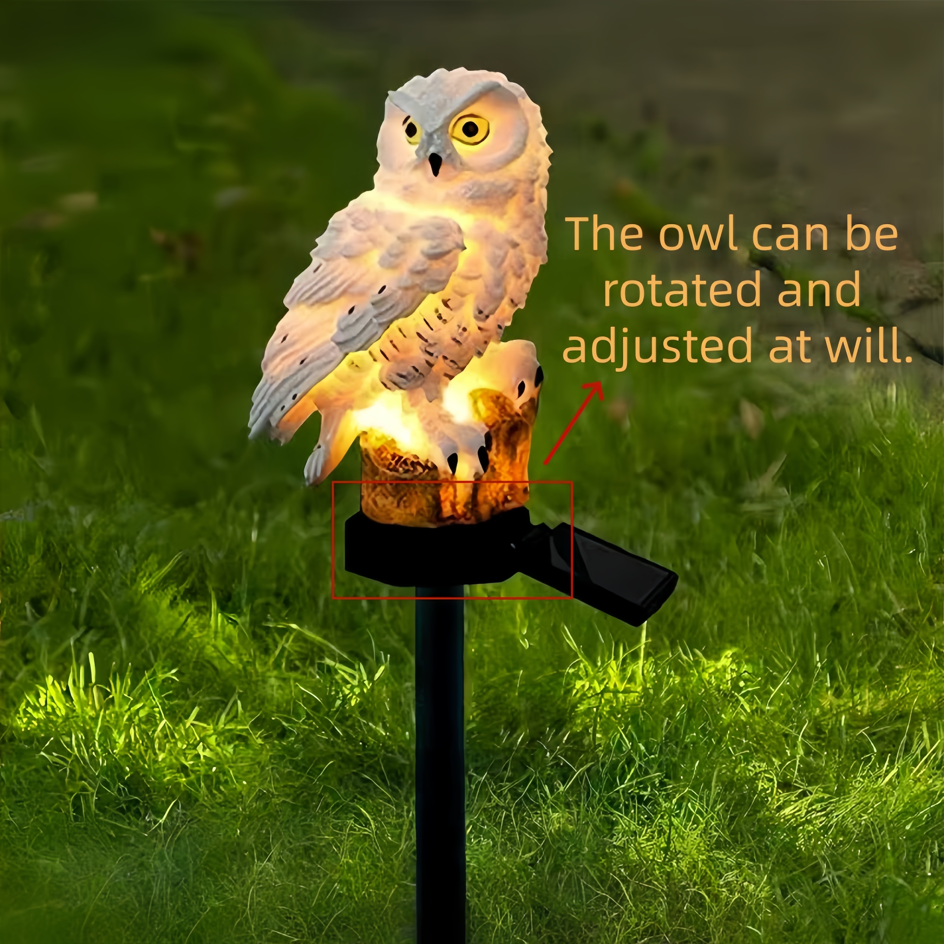 Solar Owl Garden Stake Light O - Smart Garden Light recension och pris