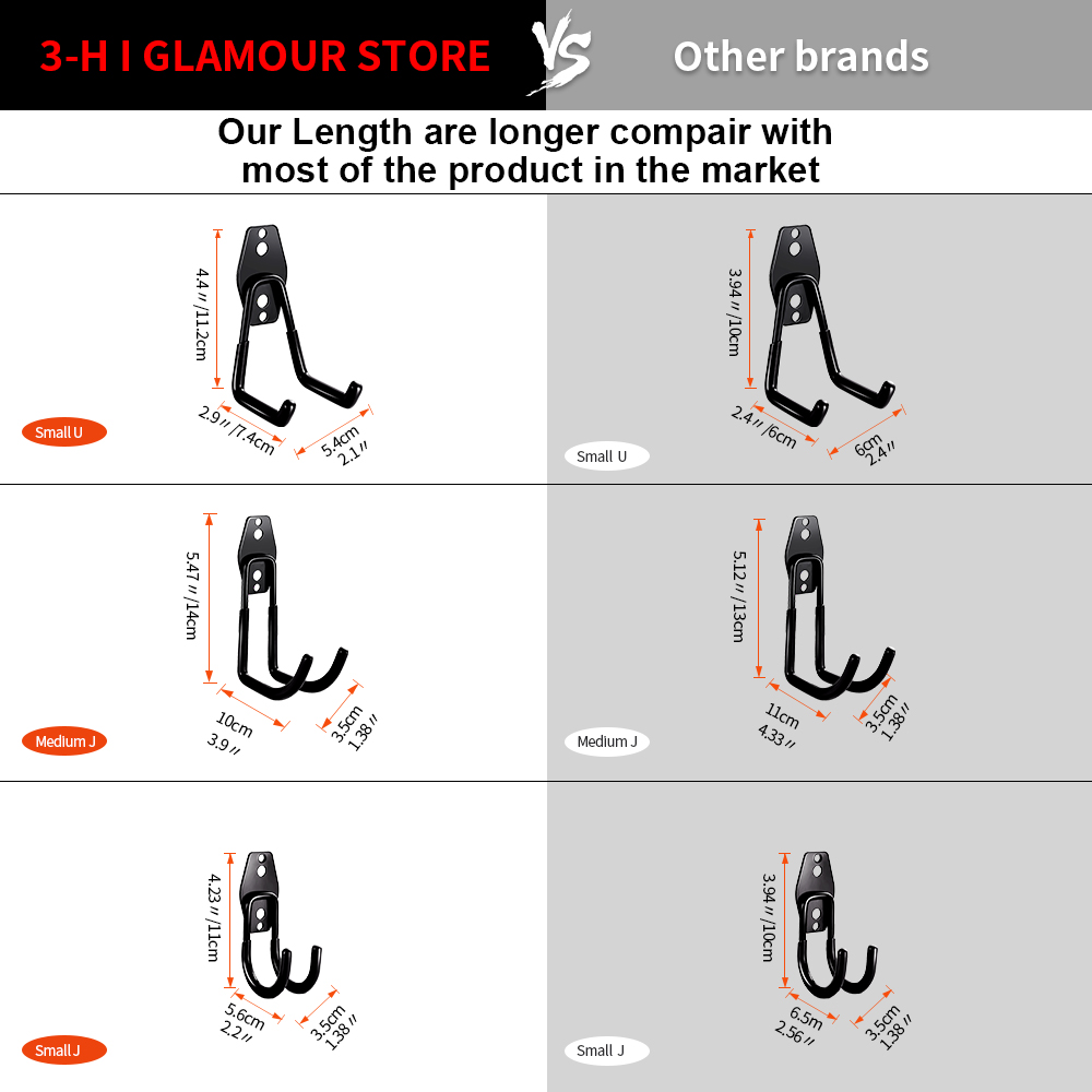 Heavy Duty Metal Hook Garage O - Smart Garden Storage recension och pris