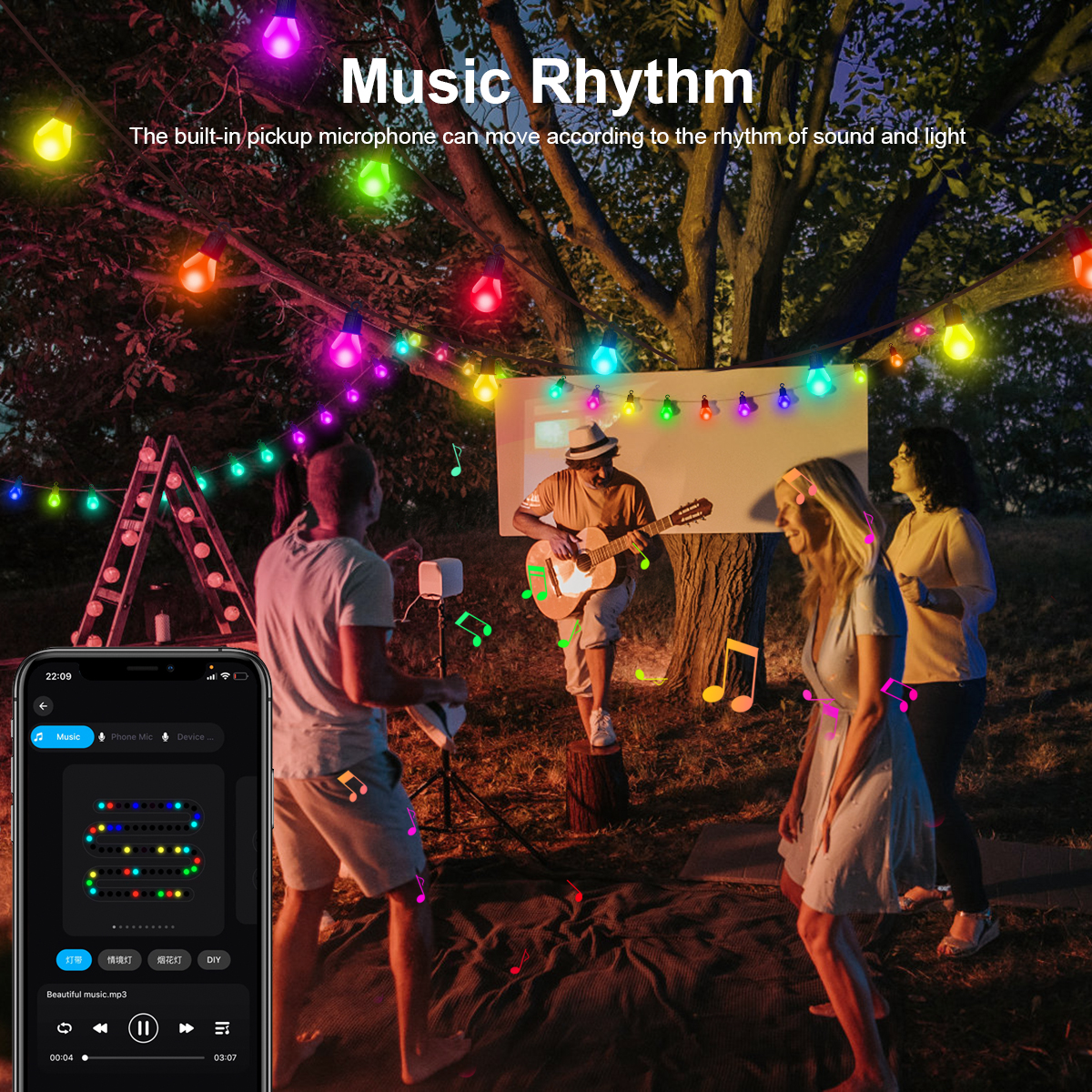 Smart G40 LED Bulb String Ligh - Smart Garden Festoon Lights recension och pris