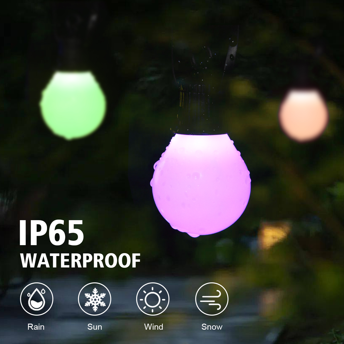 Smart G40 LED Bulb String Ligh - Smart Garden Festoon Lights recension och pris