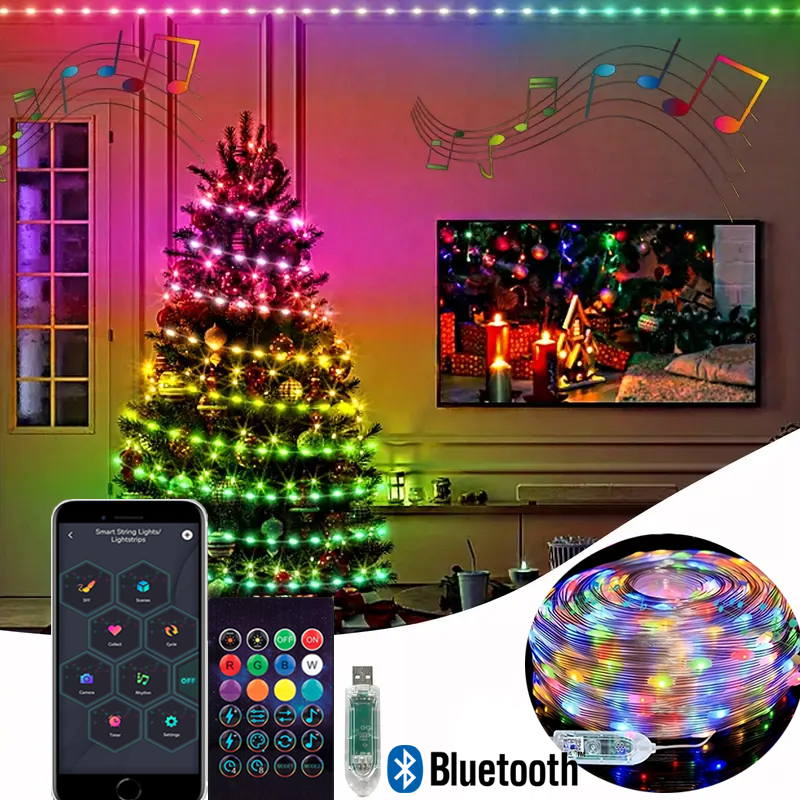 DIY RGBIC Smart String Lights  - Smart Garden Festoon Lights recension och pris