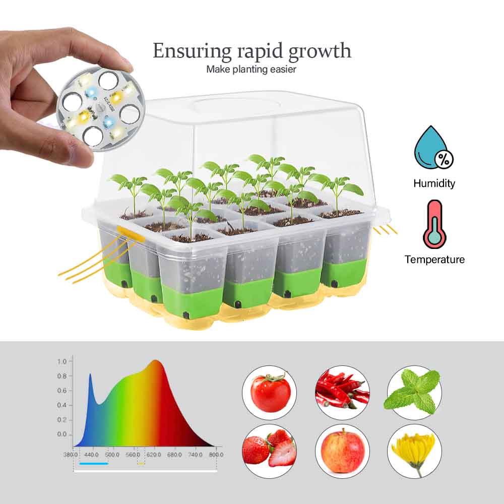 LED Grow Light Seedling Starte - Smart Garden Storage recension och pris