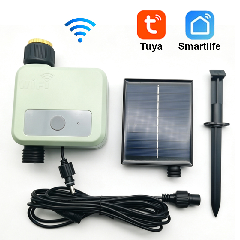 Tuya WiFi Watering Timer Solar - Smart Garden Keeper recension och pris