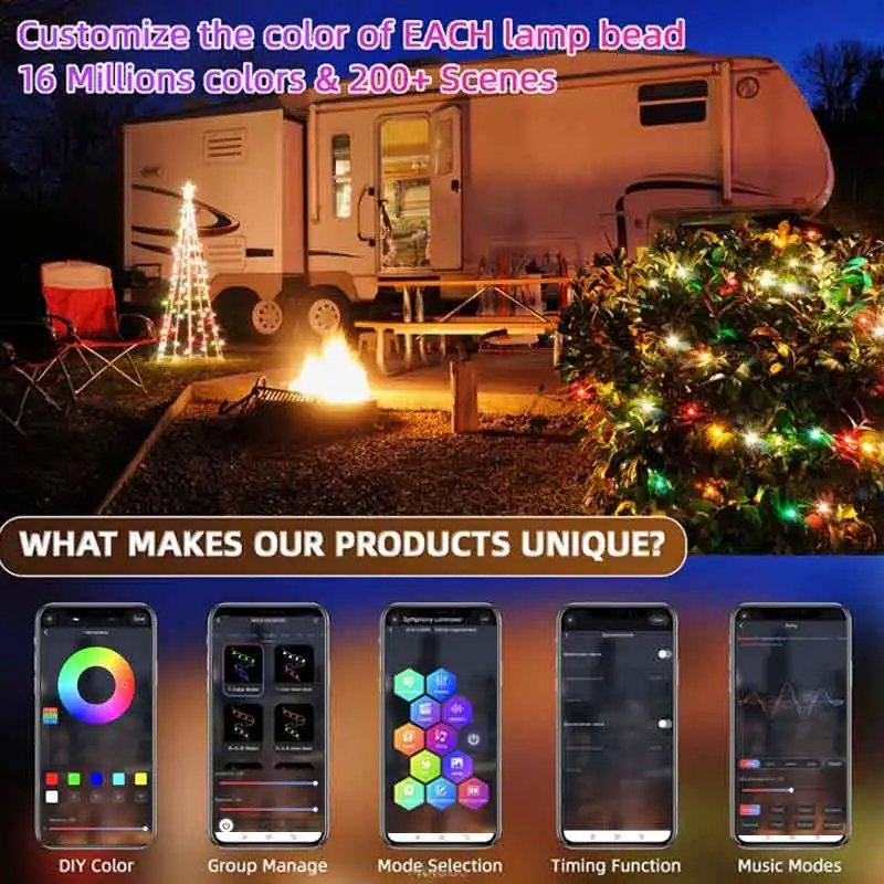 Led Fairy Light Strip Christma - Smart Garden Festoon Lights recension och pris