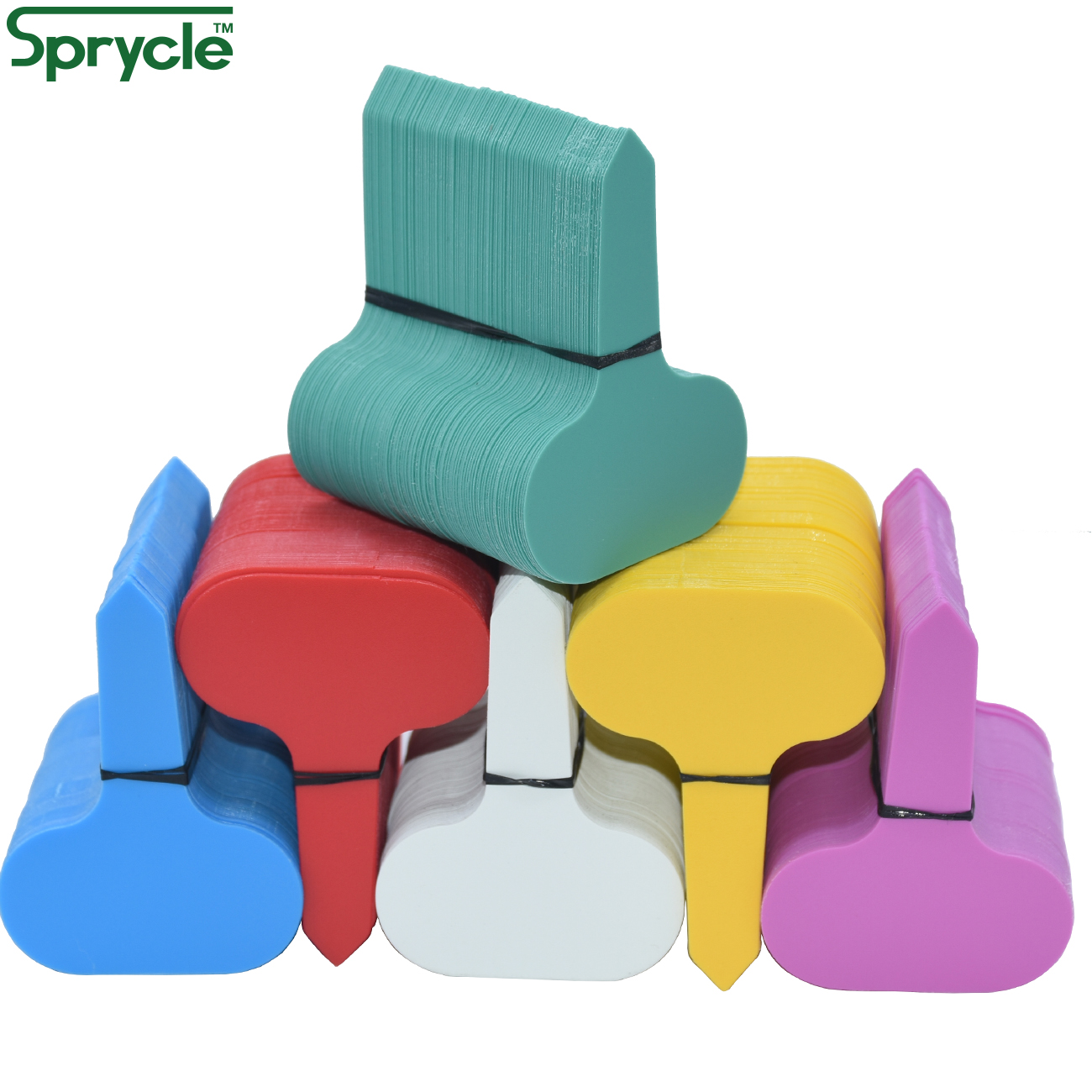 SPRYCLE 50PCS 50*70MM Colorful - Garden Journal Planner recension och pris