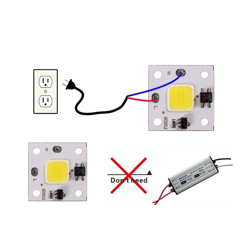 10W COB module 220V LED Chip D - Smart Garden Light recension och pris
