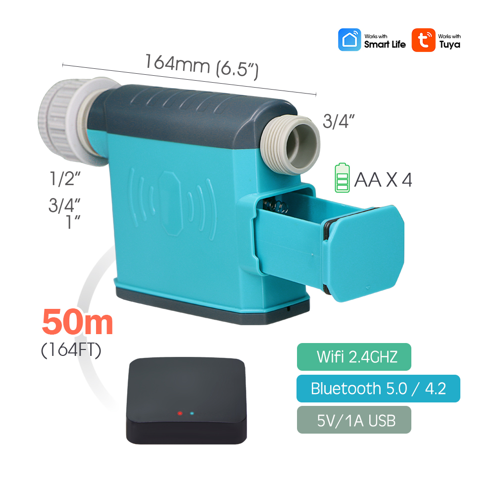 WiFi/Blueteeth Water Timer wit - Smart Garden Tap Timer recension och pris