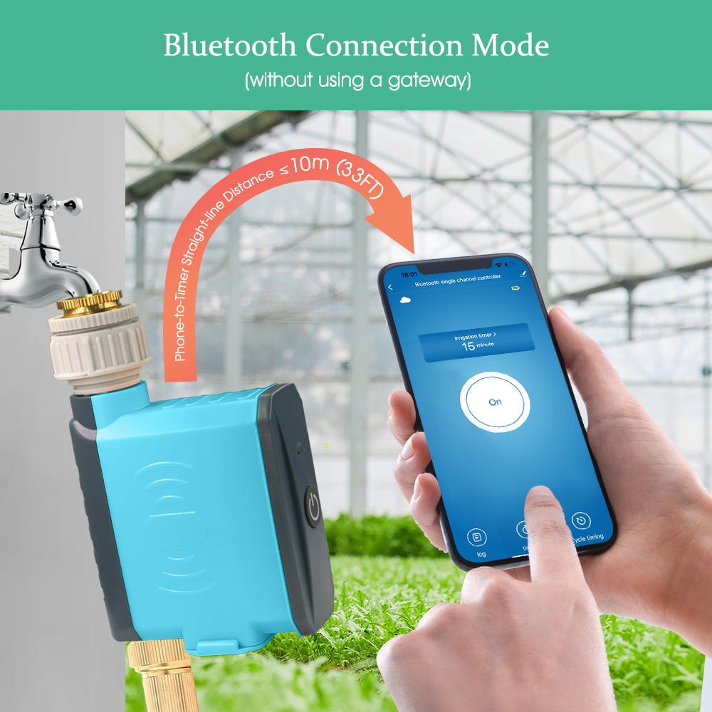 WiFi/Blueteeth Water Timer wit - Smart Garden Tap Timer recension och pris