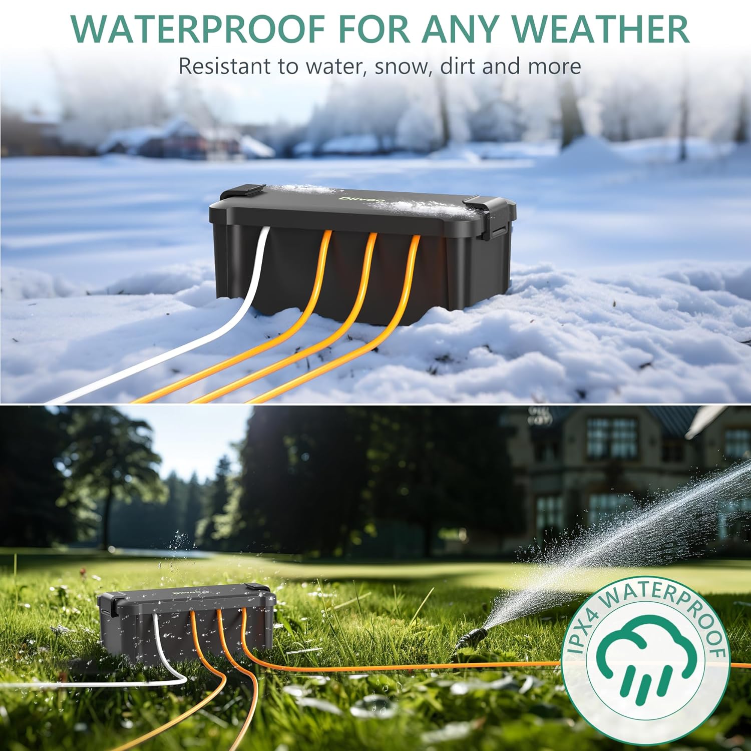 Diivoo Outdoor Waterproof Elec - Smart Garden Storage recension och pris