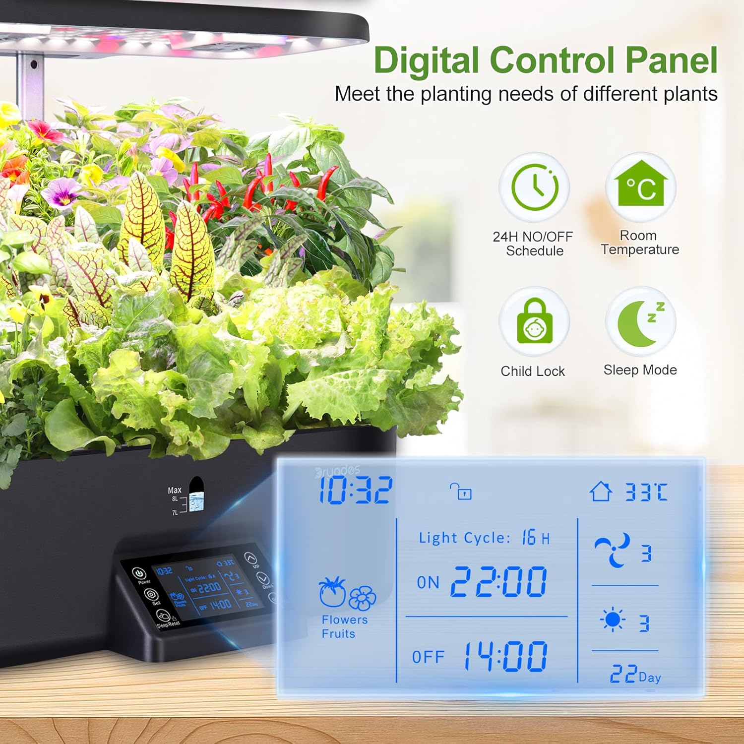 17 Pods Hydroponic Growing Sys - Smart Garden Light recension och pris