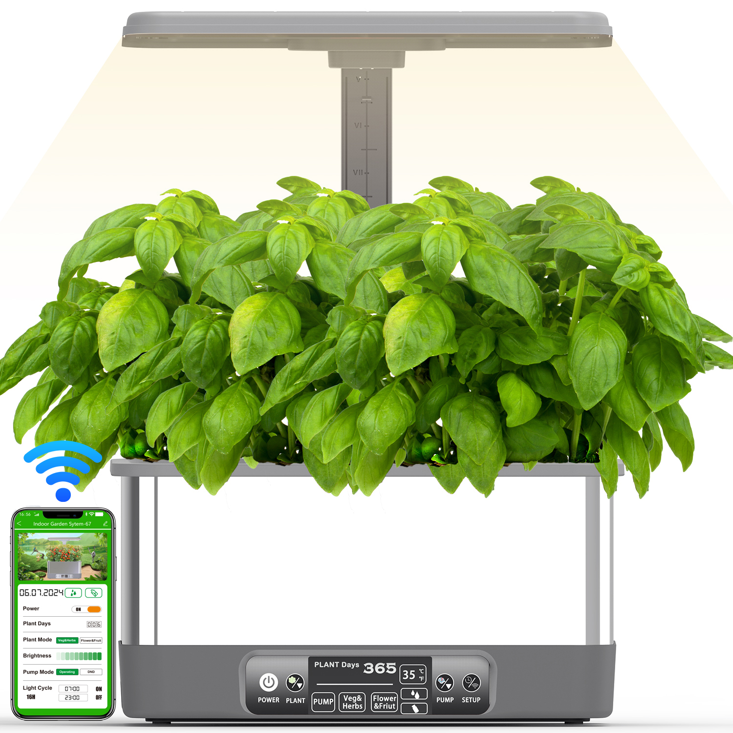 Hydroponics Growing System Kit - Smart Garden Light recension och pris