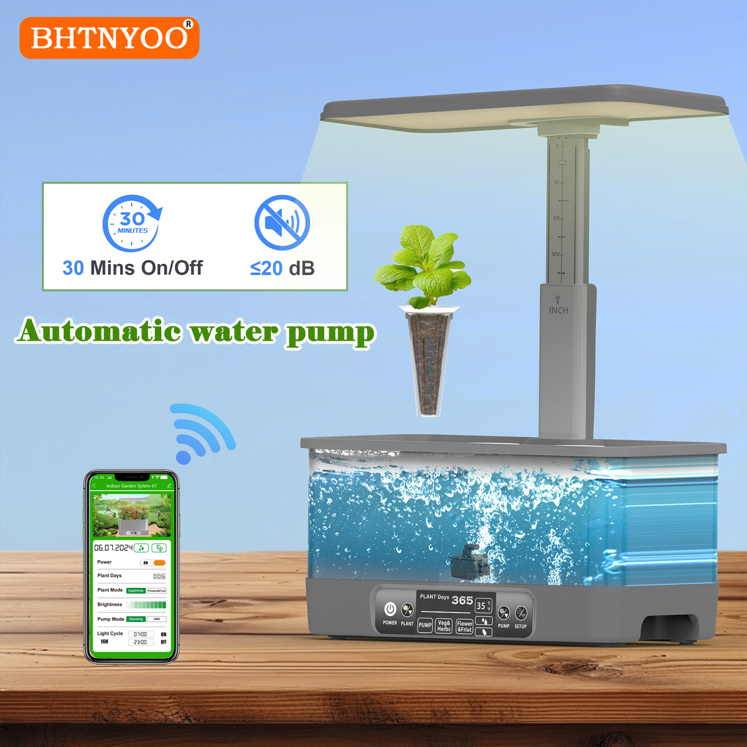 Hydroponics Growing System Kit - Smart Garden Light recension och pris