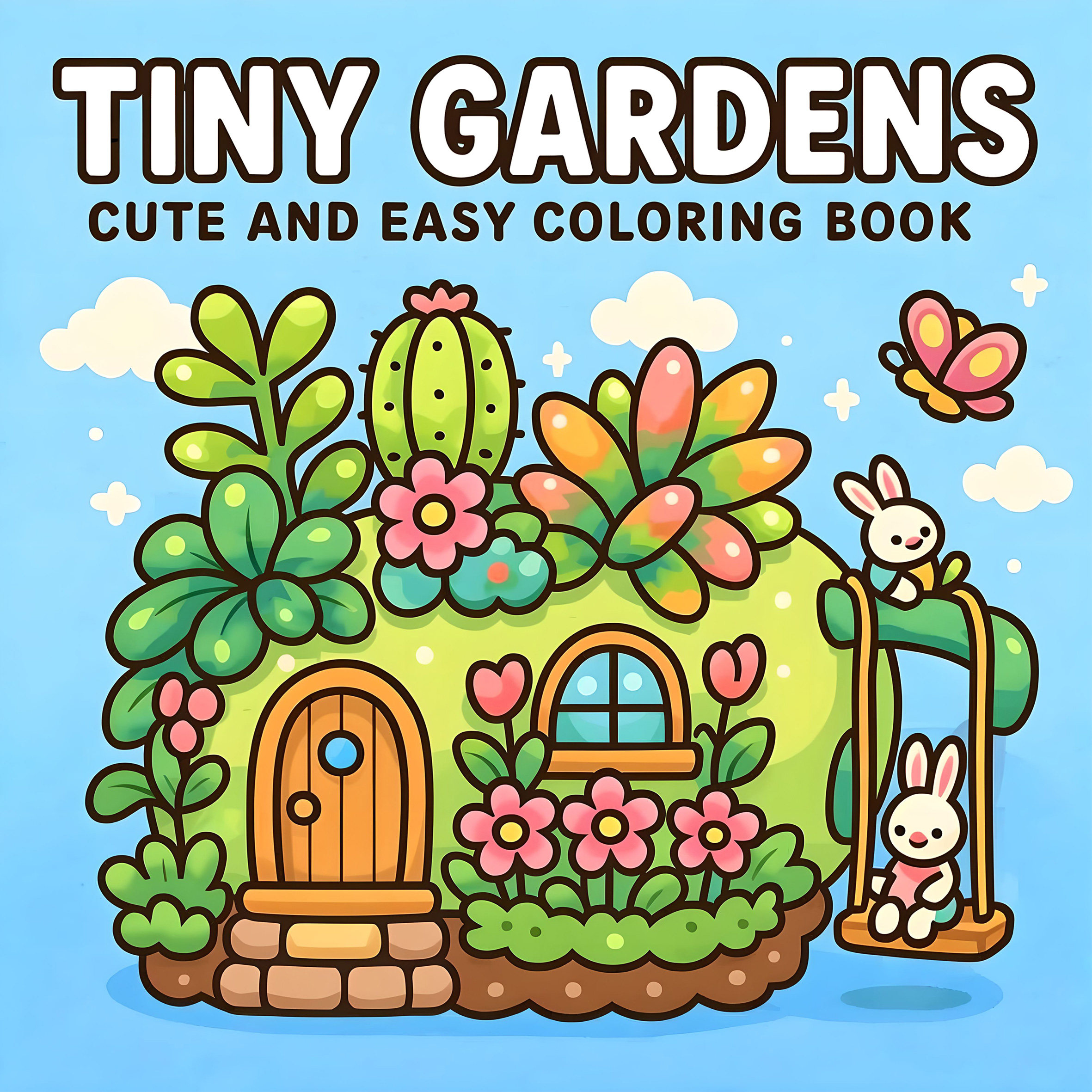 TINY GARDENS Coloring Book for - Garden Journal Planner recension och pris