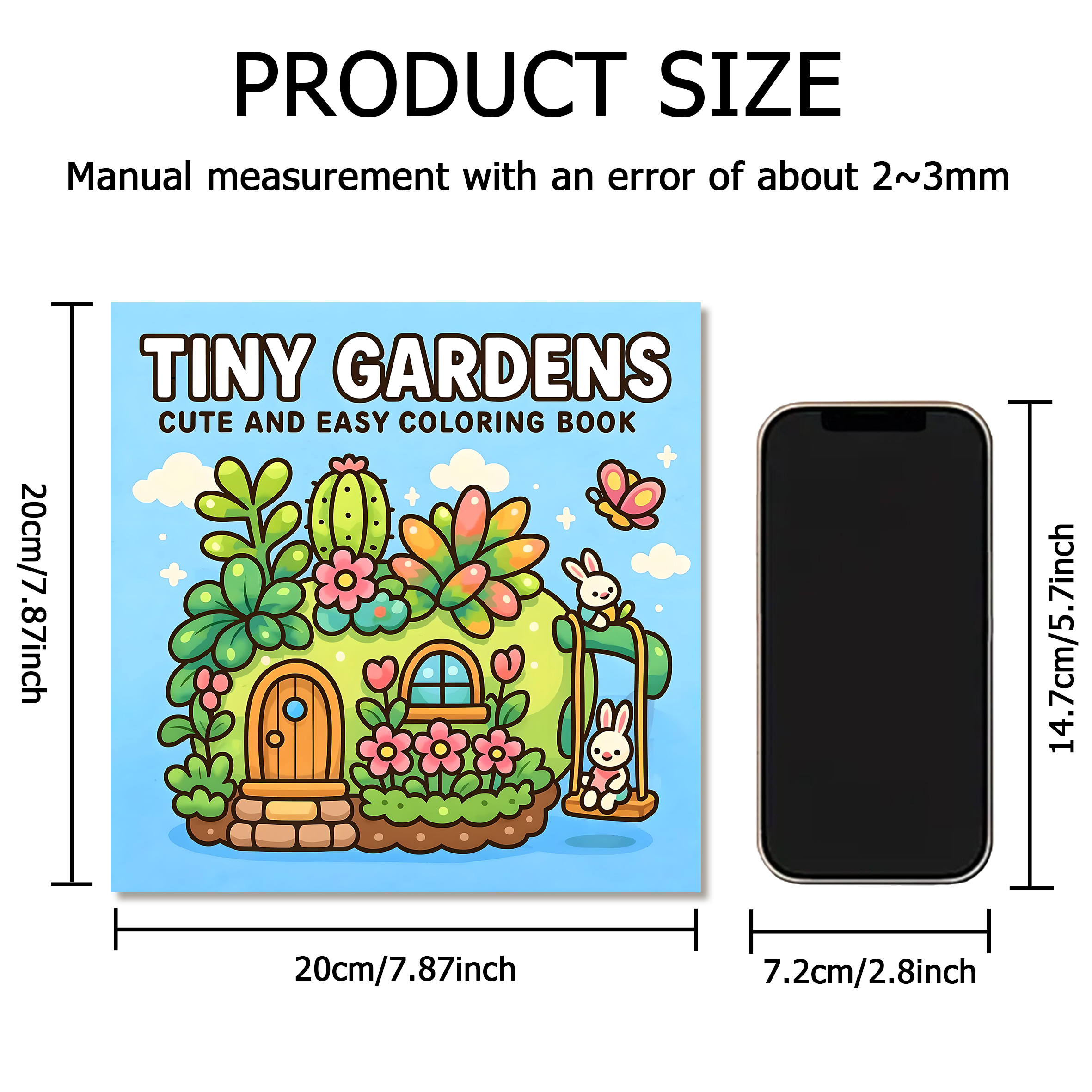 TINY GARDENS Coloring Book for - Garden Journal Planner recension och pris