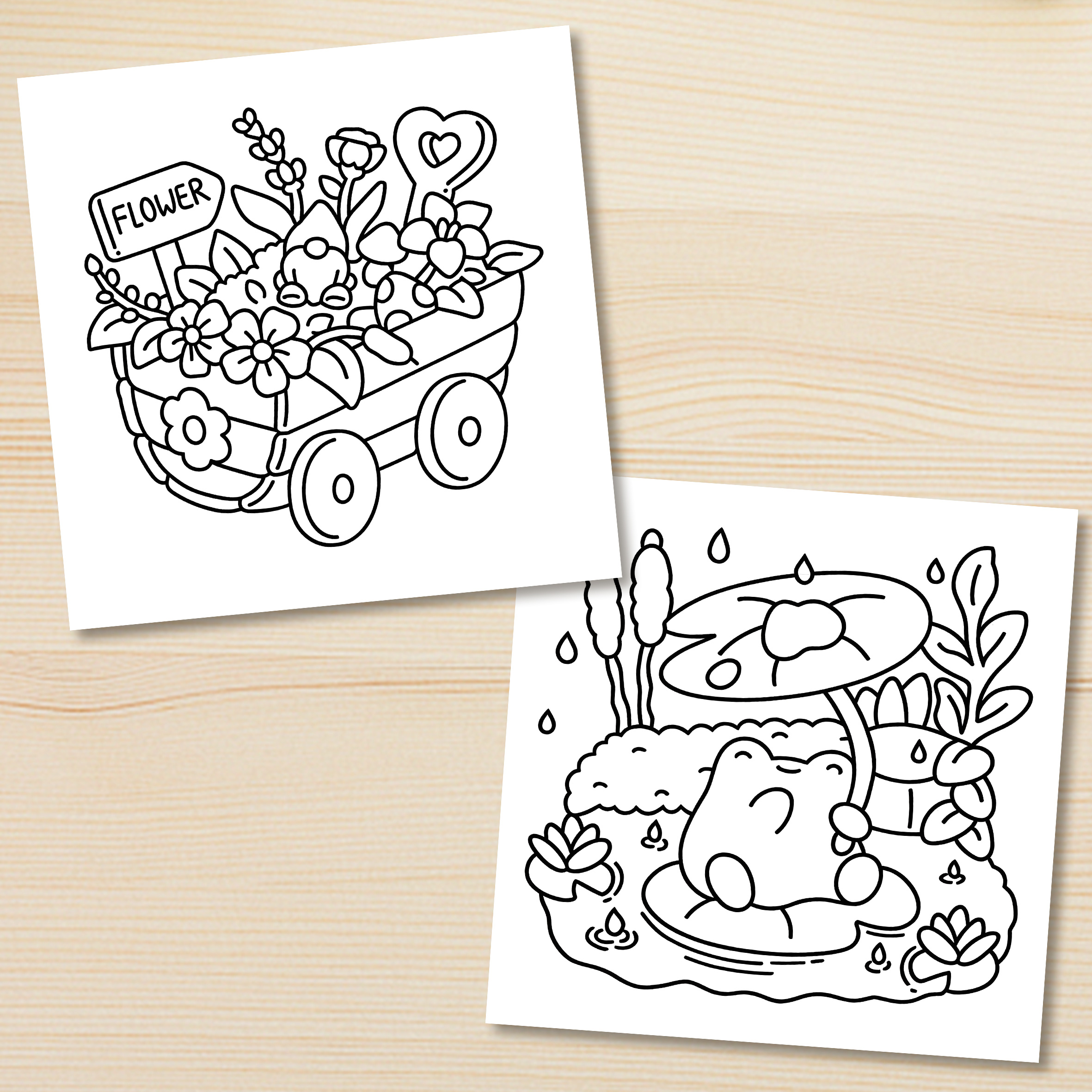 TINY GARDENS Coloring Book for - Garden Journal Planner recension och pris