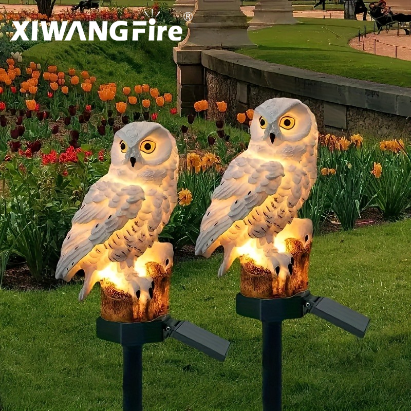 Solar Owl Statue Garden Light  - Smart Garden Light recension och pris