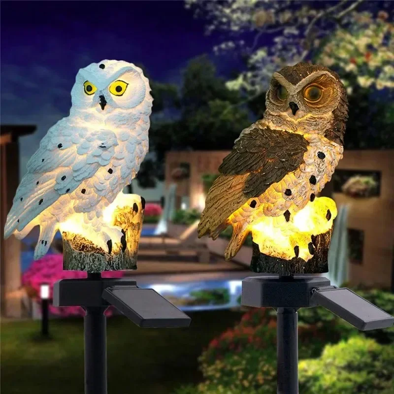 Solar Owl Statue Garden Light  - Smart Garden Light recension och pris