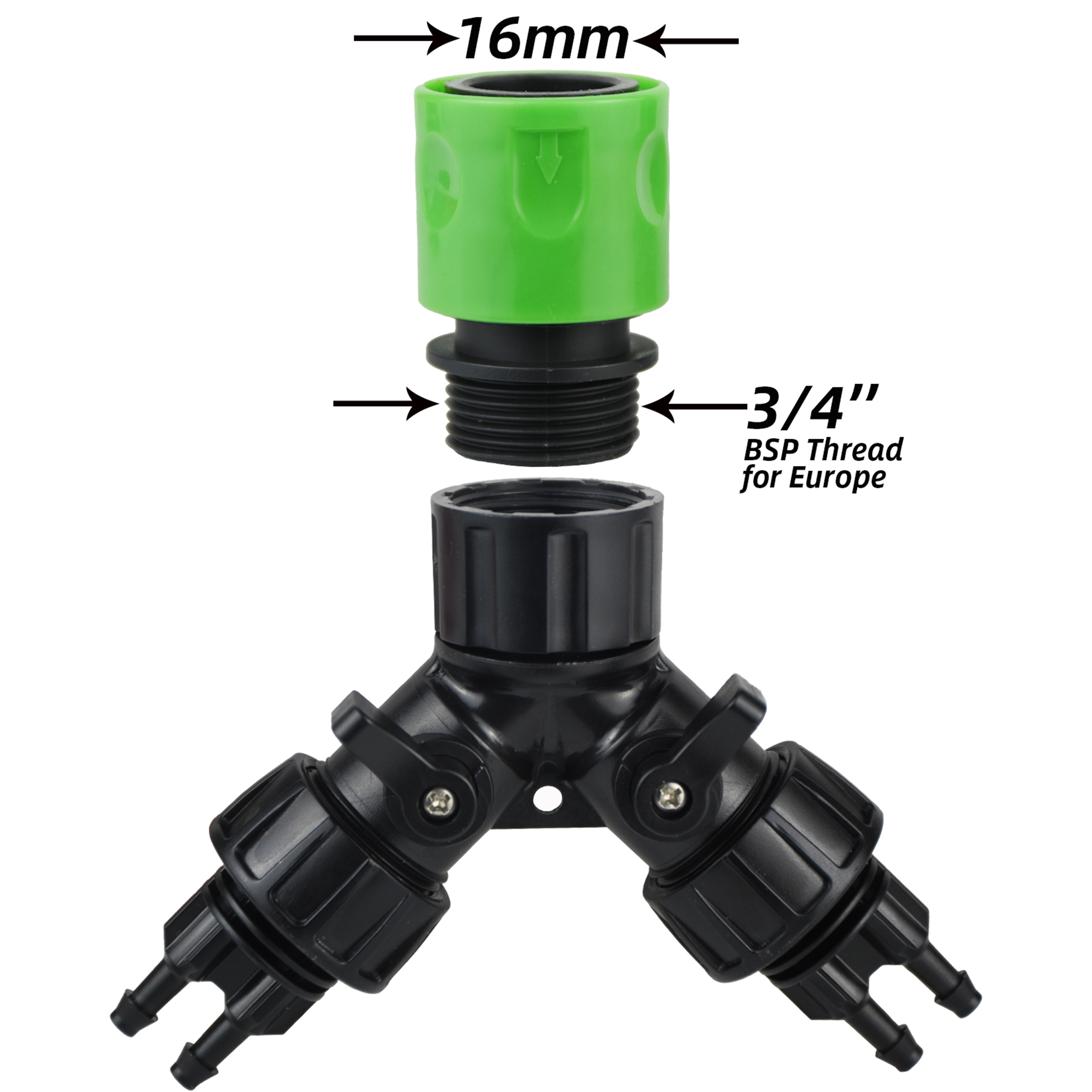 Tap Adapter Drip Irrigation 4- - Smart Garden Hose recension och pris