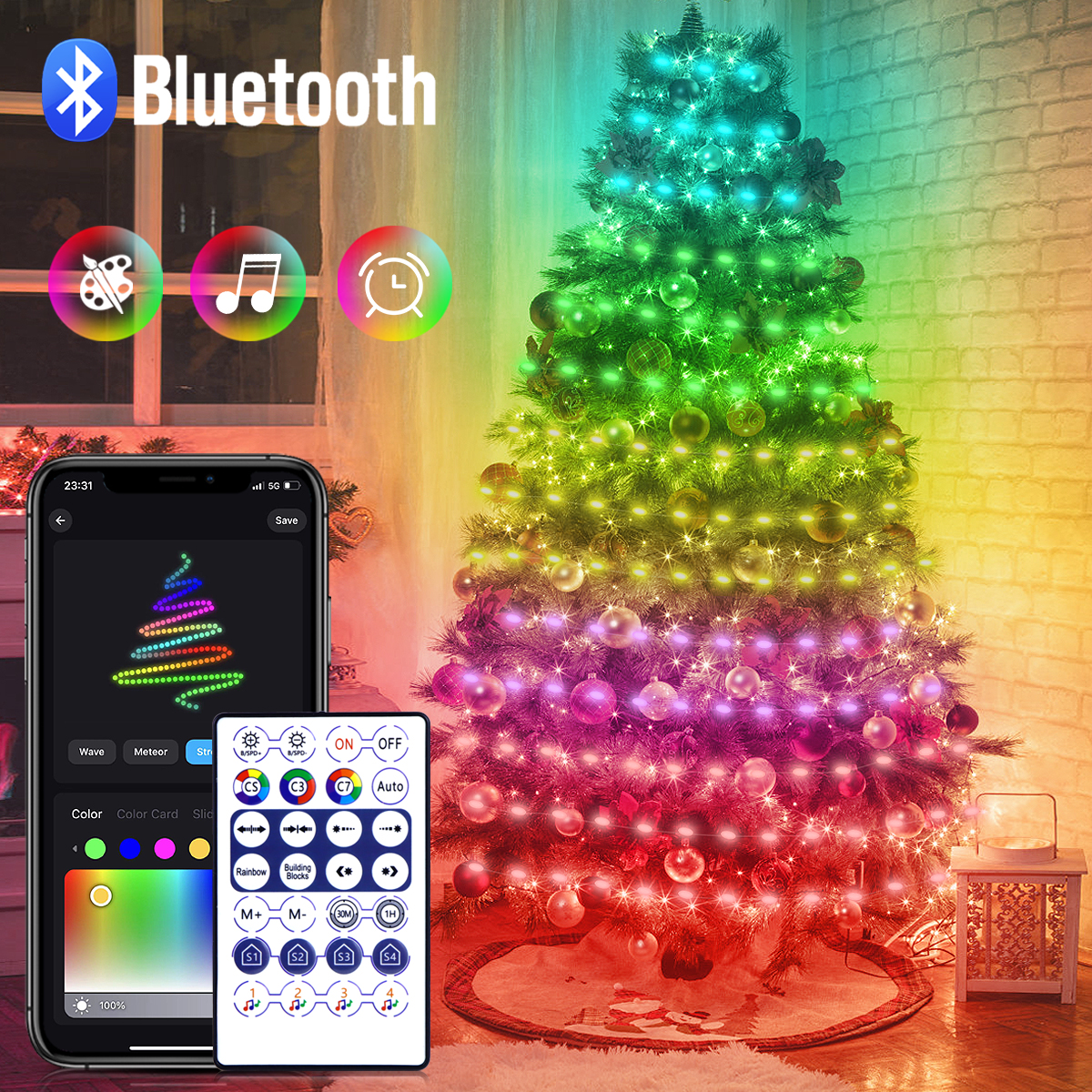 Bluetooth RGB LED String Light - Smart Garden Festoon Lights recension och pris