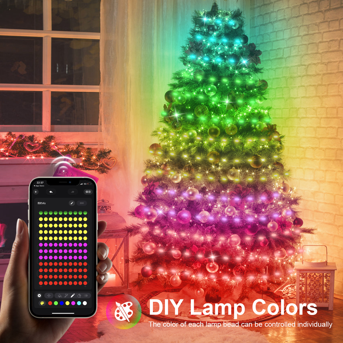 Bluetooth RGB LED String Light - Smart Garden Festoon Lights recension och pris